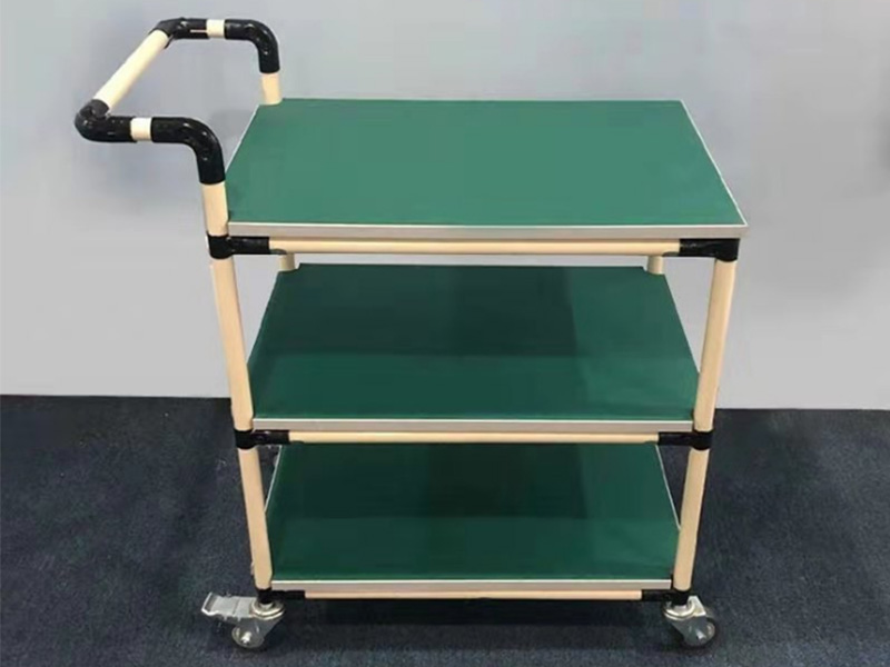 Lean management turnover vehicle anti static material trolley